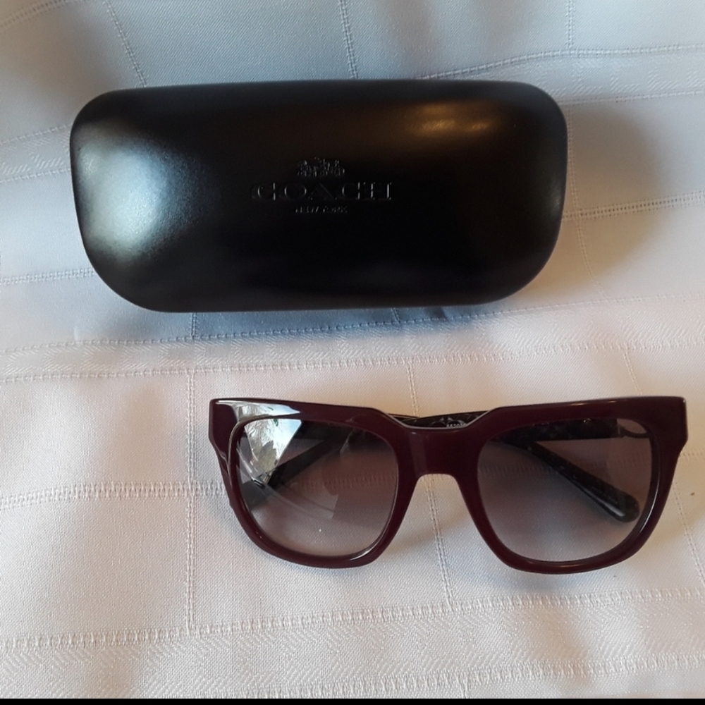 NEW  Coach Wine Coloured Sunglasses
